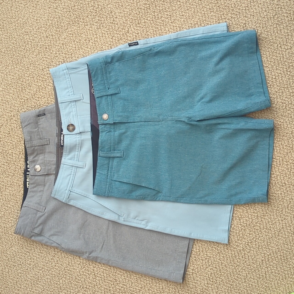 Three pair boys hybrid shorts O'Neil, Volcom, Billabong